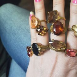 Rings 20 Each Gold Plated.