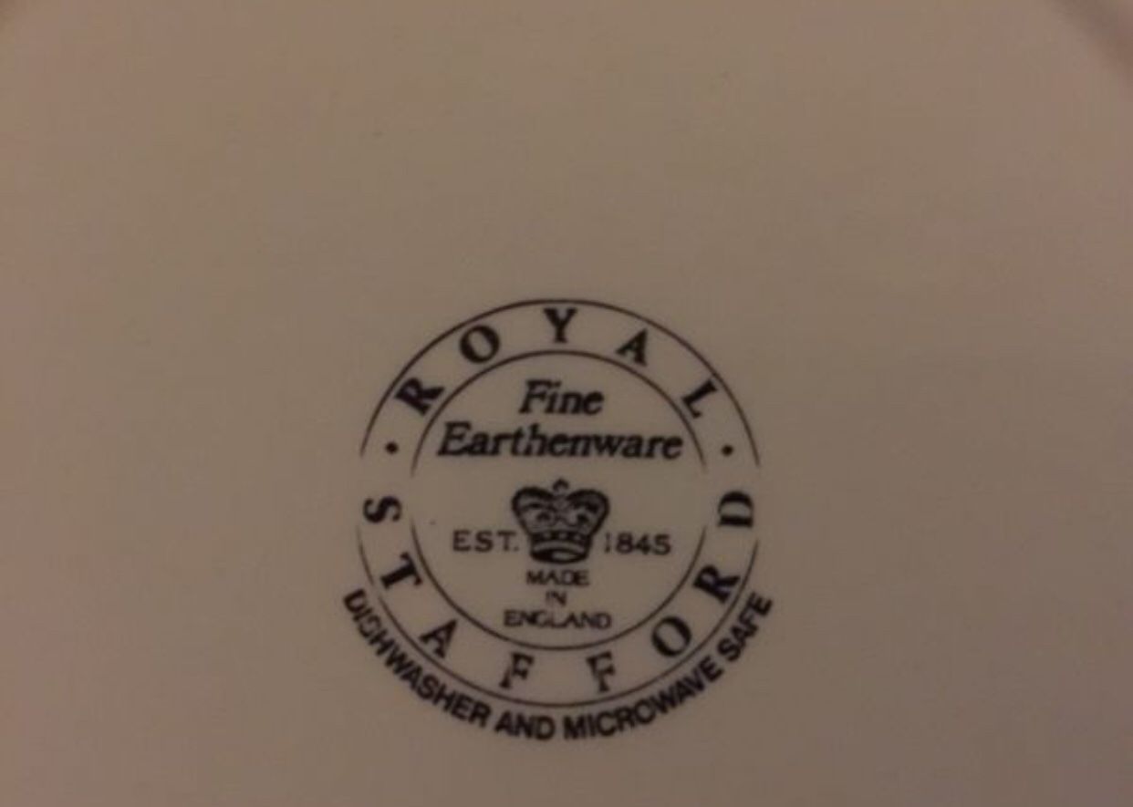 English Royal Stafford Earthenware Hayride plates