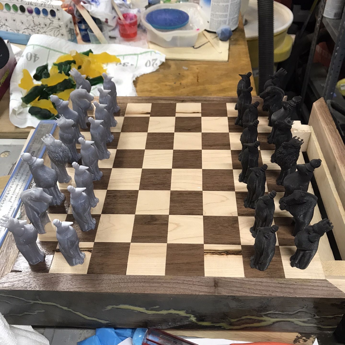 Handmade Chess Board for Sale in New Haven, CT - OfferUp