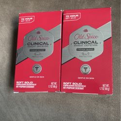 Old Spice Clinical Strength Deodorant Pack Of 2 For $12