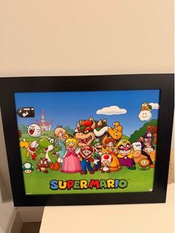 Mario brother picture frame