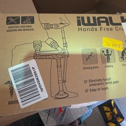 Hand free crutch