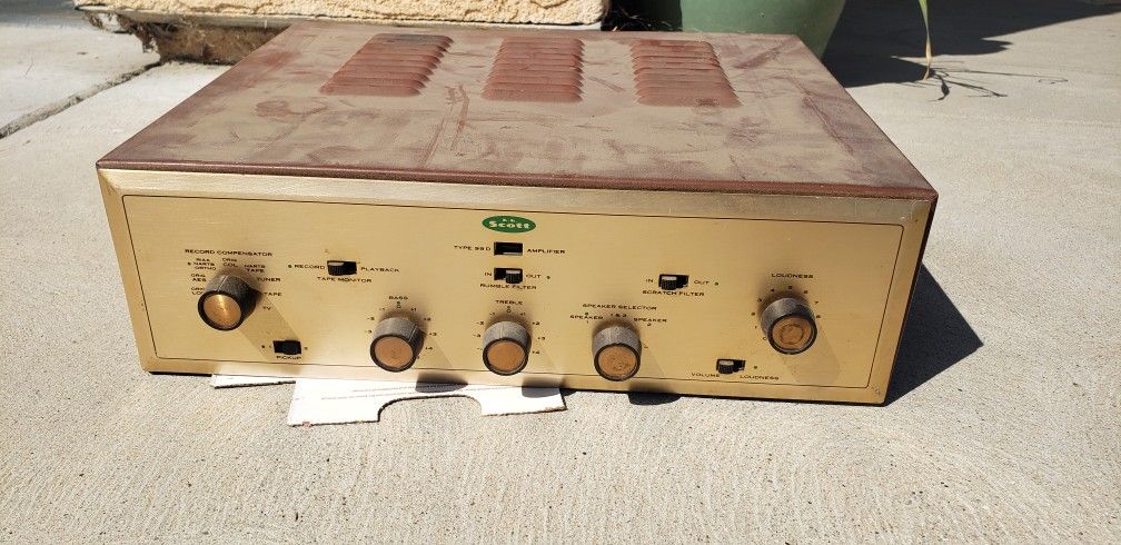Vintage Scott type 99D tube amplifier
