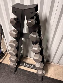 Cast Iron Hex Dumbbell Set 5-30