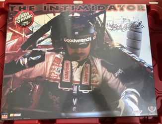 dale Earnhardt vintage poster the intimidator NASCAR race car racing car 1998
