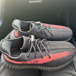Yeezy 350 v2 kids red size 3