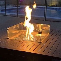 400 Cash 50,000 Btu used as a fire pit and also a dinning set table Near Near AV College also have decorative fire rocks and matching t