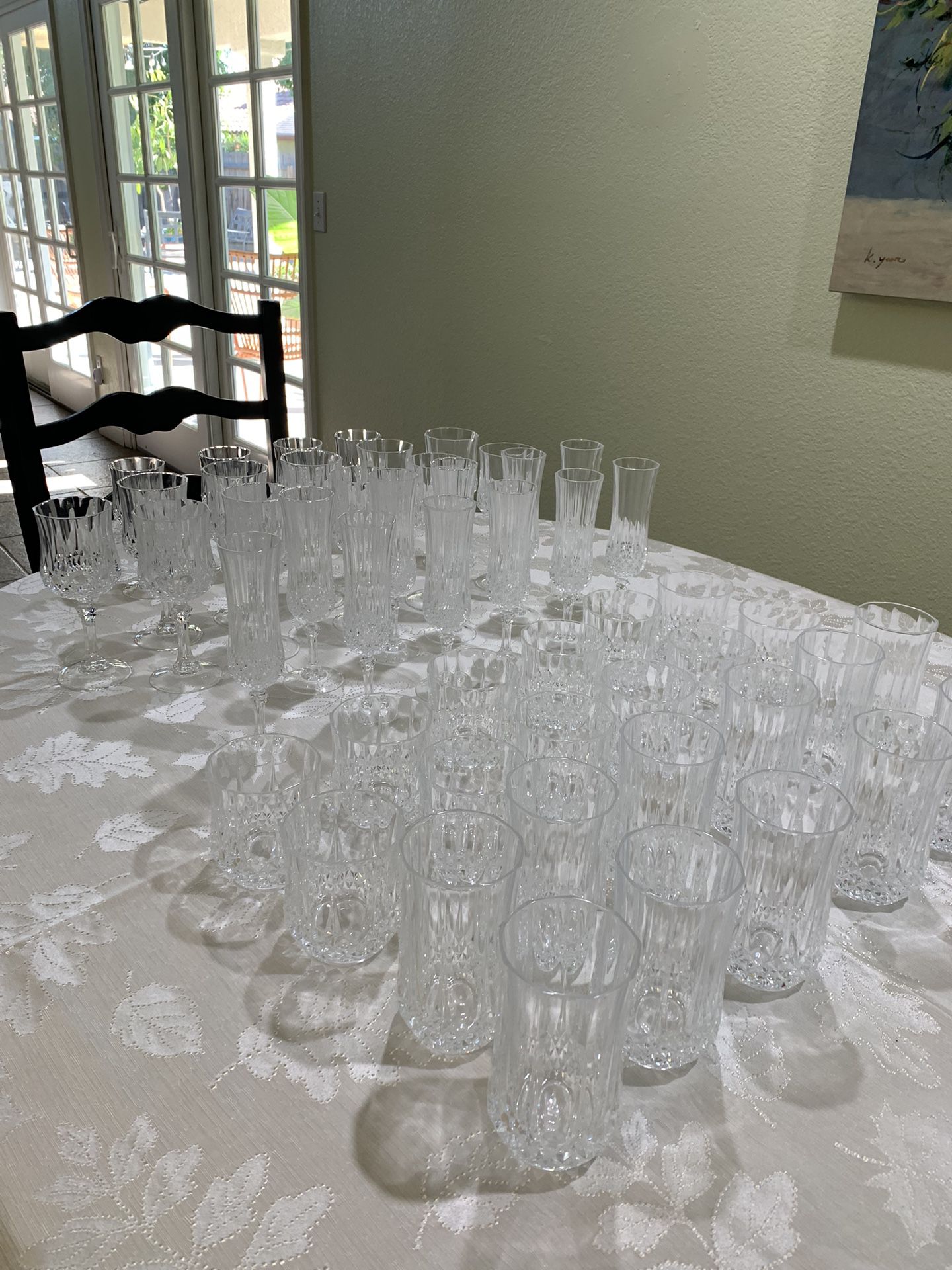 Glassware Crystal D’ argues $5 Each