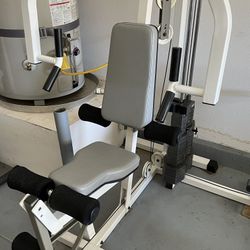 Home Gym/Weight Station - 205 lb. Stack with Leg Press (Tuff Stuff CFM-550 & CFM-5LP)