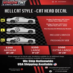 Challenger / Charger Decals