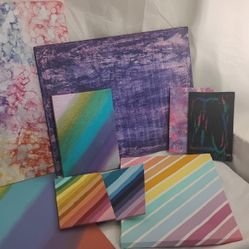 Hand-Painted Canvases – Various Mediums