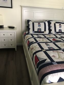 Quilts - One Twin Nautical with Two shams