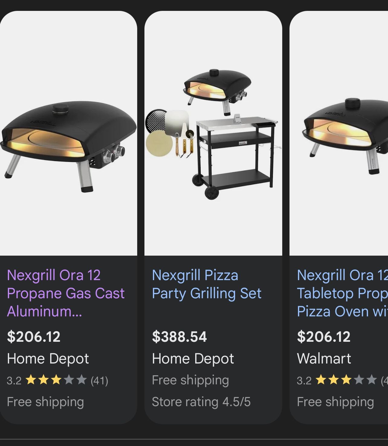 Nexgrill Ora 12 Propane Pizza Oven