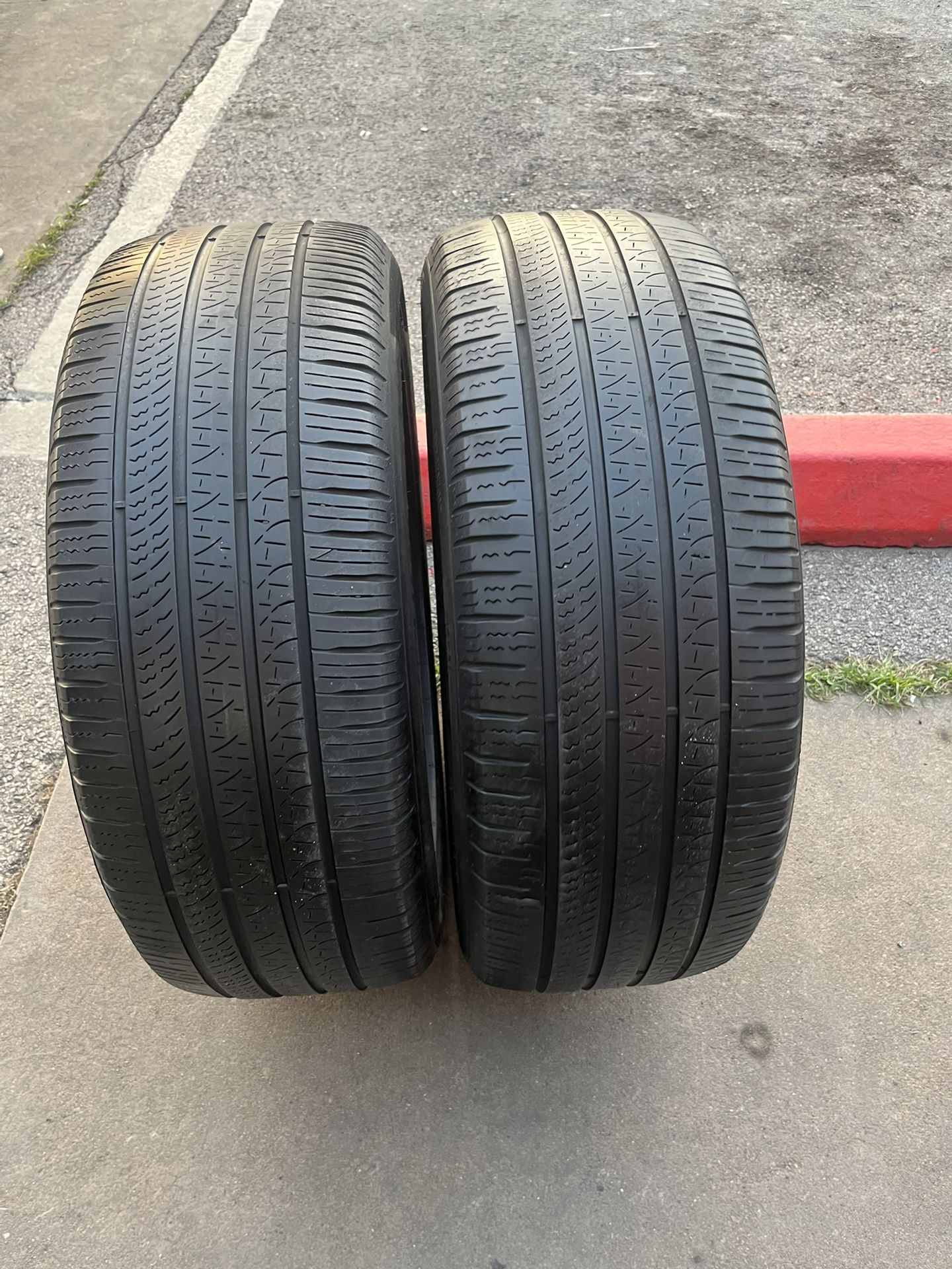 2 USED 2455020 Pirelli All Season tires for $130 installed and balance. 2455020 245 50 20 245 50 R 20 245/50/20 245/50/R20 AIl NEW tires come with 1