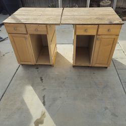 Cabinets / Workbench (2) 