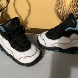 Rare Vintage Original Nike Air Jordan 10 Powder Blue Infant Sz 4, Not Supreme, Off White, BIN, Union, Travis Scott, 4, 6, 11