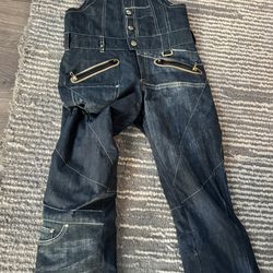 Bogner Ski Suit Overalls, Size 4 Women