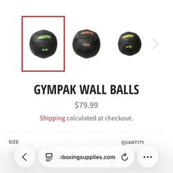 Medicine Balls (Wall balls) GYMPAK and PBS
