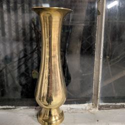 Brass Vase Large Vintage