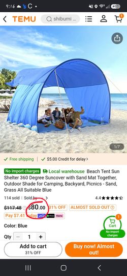 Beach tent