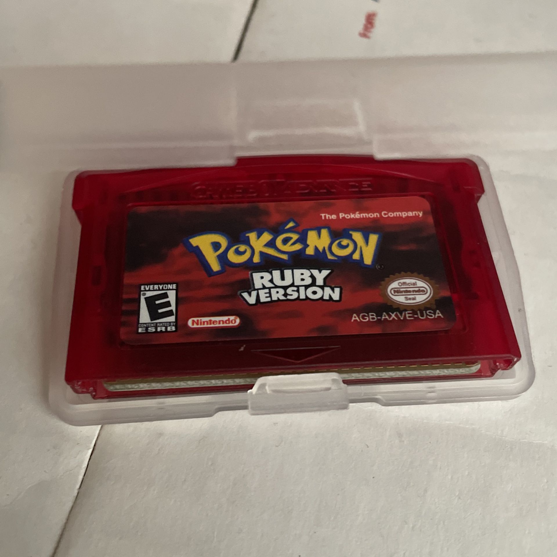 pokemon ruby cartridge