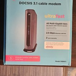 Motorola MB8611 DOCSIS 3.1 Multi-Gig Cable Modem