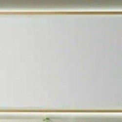 Vinnova Como 48 in. W x 30 in. H Rectangular Framed LED Light Wall Mount Bathroom Vanity Mirror in Gold