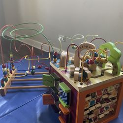 Wooden Activity cube