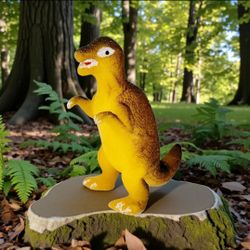 Magic Grow Tyrannosaurus Rex Dinosaur Water Grow Toy Made Of Hydrogels Reusable. This yellow and brown dinosaur is a classic water grow toy that uses 