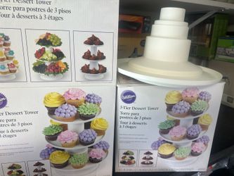 Set Of 2 Dessert Tower
