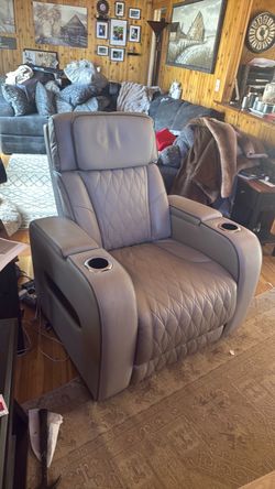 Signature Design by Ashley Boyington Zero Gravity Power Recliner, Gray