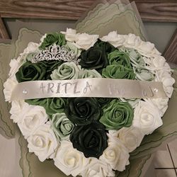 Heart flower arrangements