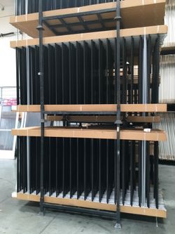 5'x8' steel fence panels