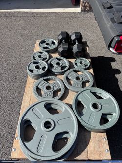 Plate weight and a stand