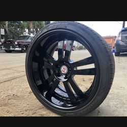 HRE Wheels 20 Inch Black Powder Coated 