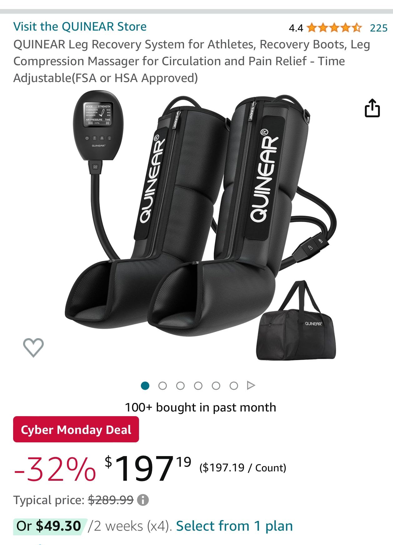 Air compression therapy device