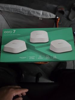 Amazon eero 7 dual-band mesh Wi-Fi 7 router (newest model) 