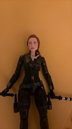 Black Widow Marvel Action Figure with Batons