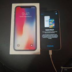 I Cloud Locked/Iphone X 64GB 9/10 Mint Condition 