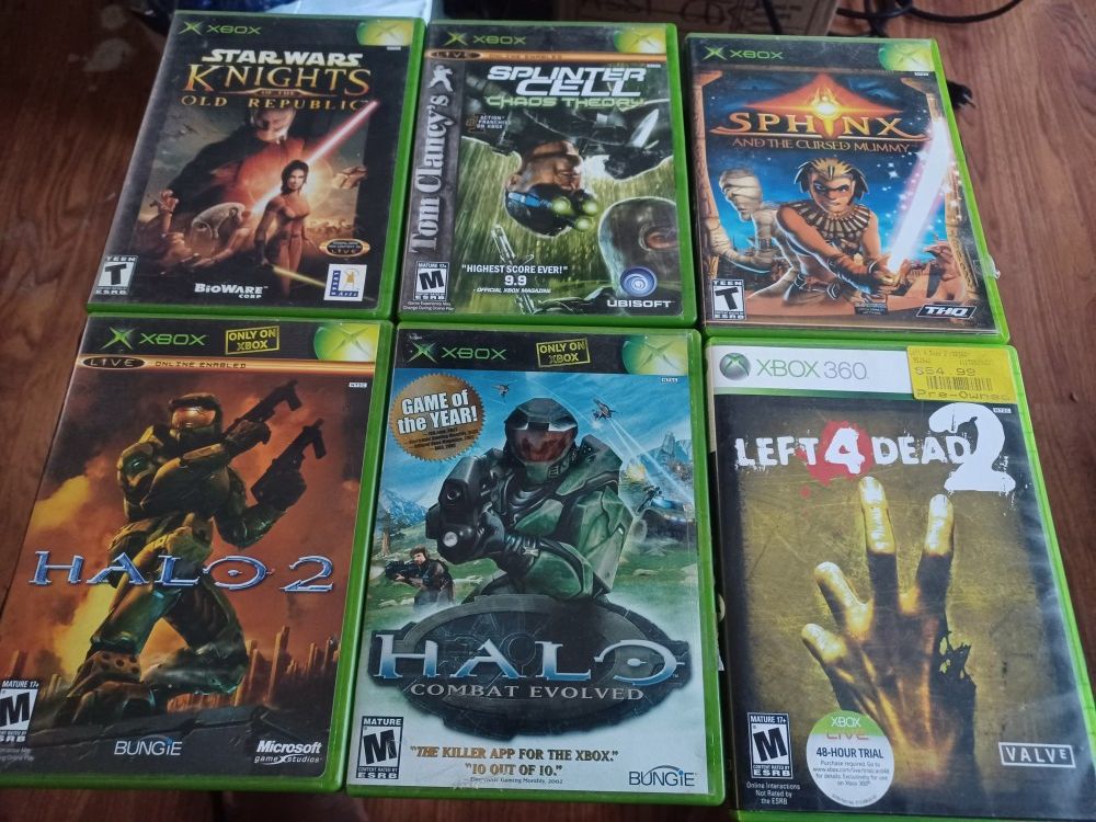 XBOX SERIES X BACKWARDS COMPATIBLE GAMES BUNDLE $120 FINAL PRICE