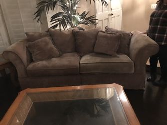 Couch and love seat