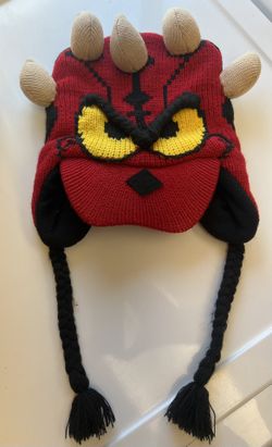 Disney Parks Star Wars Darth Maul Beanie Hat Cap