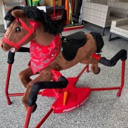 Radiow Flyer Plush Interactive Riding Horse - Like NEW!!