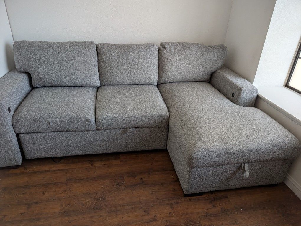 Sofa Bed Charcoal/ Gray