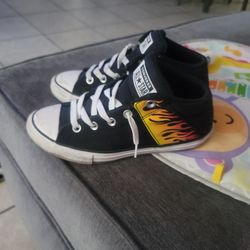 Size 4 Boys Converse 