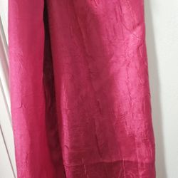4 Semi Sheer Grommet Hot Pink 52" * 80 " Panels