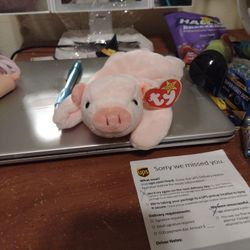 Ty Beanie Babies Squealer The Pig