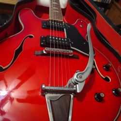 Vintage Semi Hollow Body Epi/Gib MiJ Guitar EXC Pro Fret-level Setup Spa Perfect & Case!