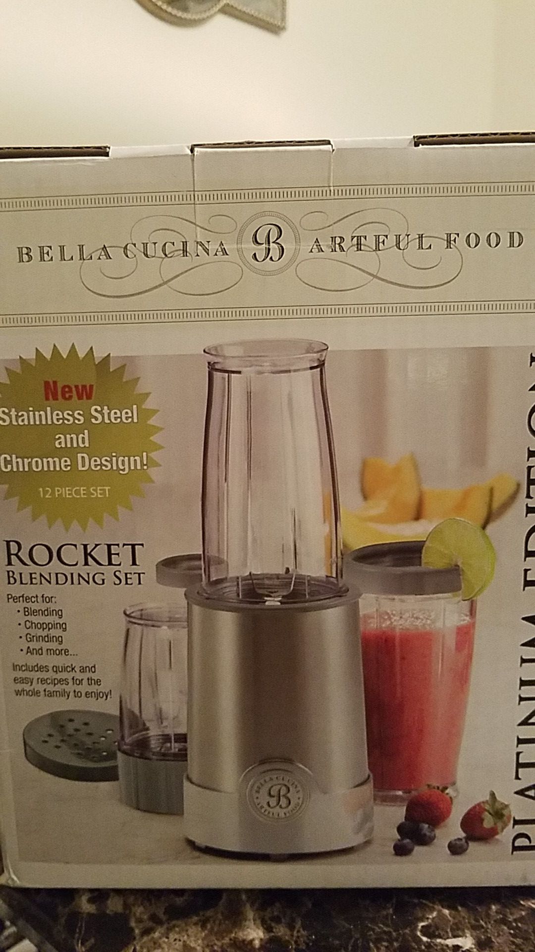 Brand new Bella Cucina Blender 12 piece rocket blending set for Sale in  Virginia Beach, VA - OfferUp