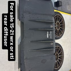 Subispeed Volex Rear Diffuser 15-21 Wrx/sti